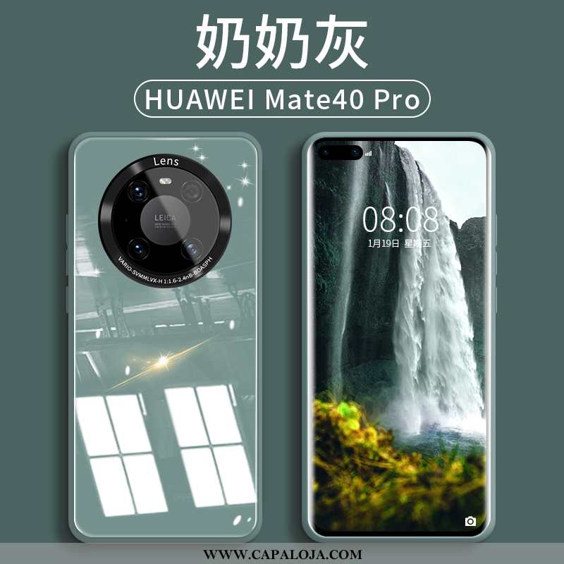 Capas Huawei Mate 40 Pro Silicone Malha Antiqueda Roxo, Capa Huawei Mate 40 Pro Vidro Baratas