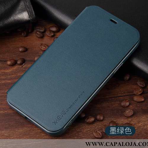 Capas iPhone 12 Pro Max Super Cases Azul Escuro Couro, Capa iPhone 12 Pro Max Protetoras Baratas