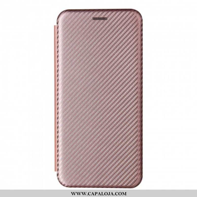Capa De Celular Para Oppo A94 5G Flip Silicone De Carbono Colorido