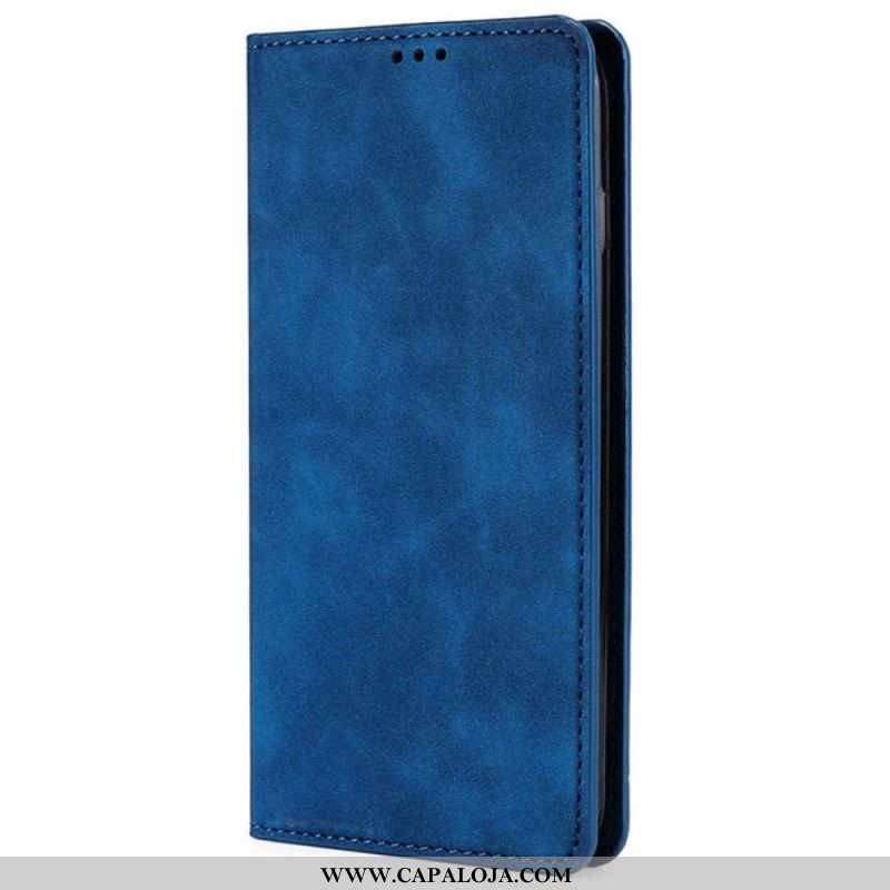 Capa De Celular Para Oppo Find X5 Pro Flip Toque De Pele