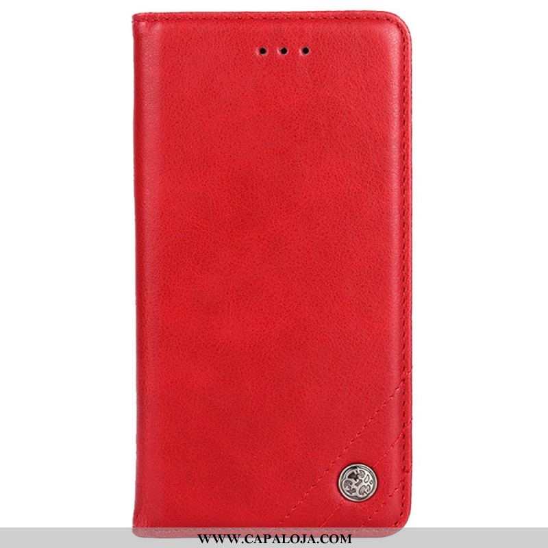 Capa De Celular Para Samsung Galaxy A53 5G Flip Estilo Rebite De Couro
