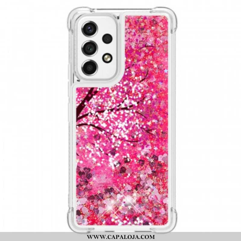 Capa De Celular Para Samsung Galaxy A53 5G Árvore Glitter