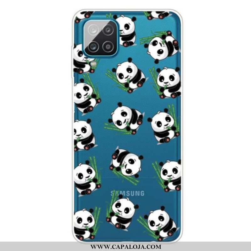 Capa De Celular Para Samsung Galaxy M12 / A12 Pequenos Pandas