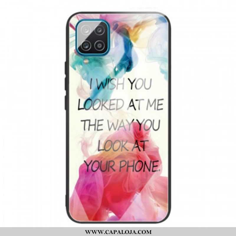 Capa De Celular Para Samsung Galaxy M32 Vidro Temperado Eu Desejo
