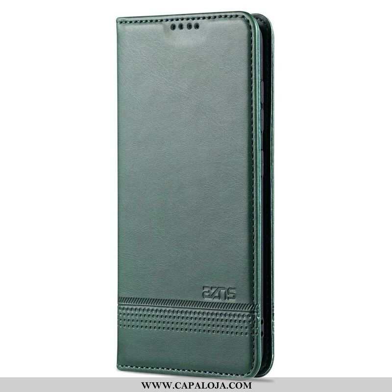 Capa De Celular Para Samsung Galaxy S21 FE Flip Estilo De Couro Azns
