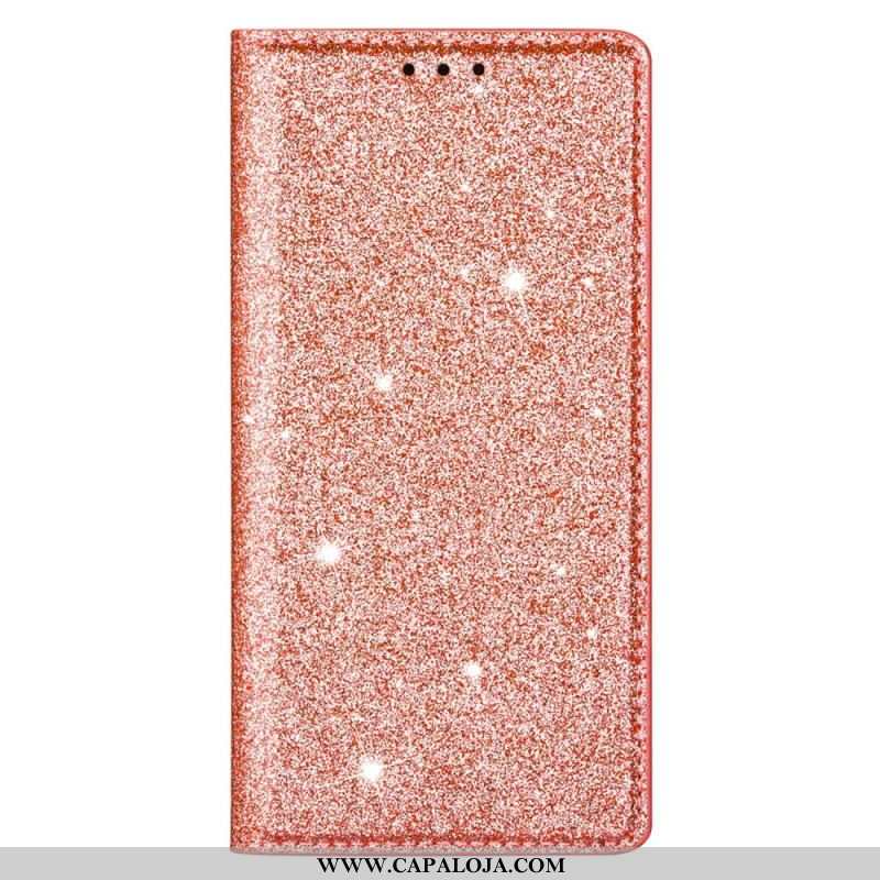 Capa De Celular Para Samsung Galaxy S22 Ultra 5G Flip Estilo De Lantejoulas