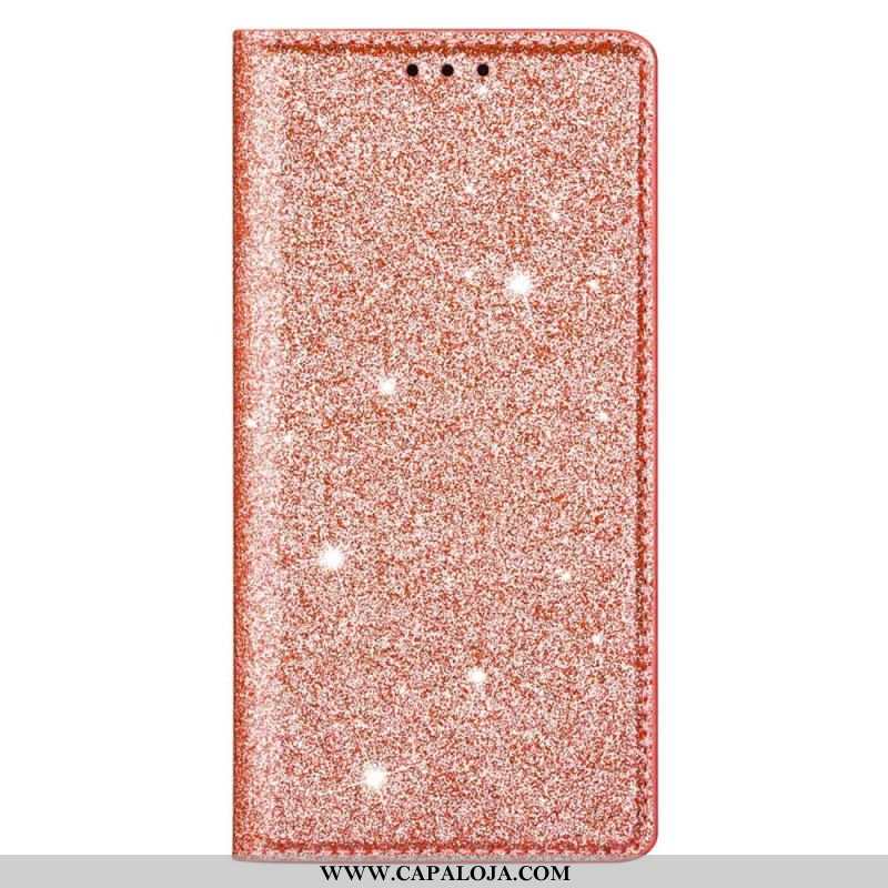 Capa De Celular Para Samsung Galaxy S23 Plus 5G Flip Estilo De Lantejoulas