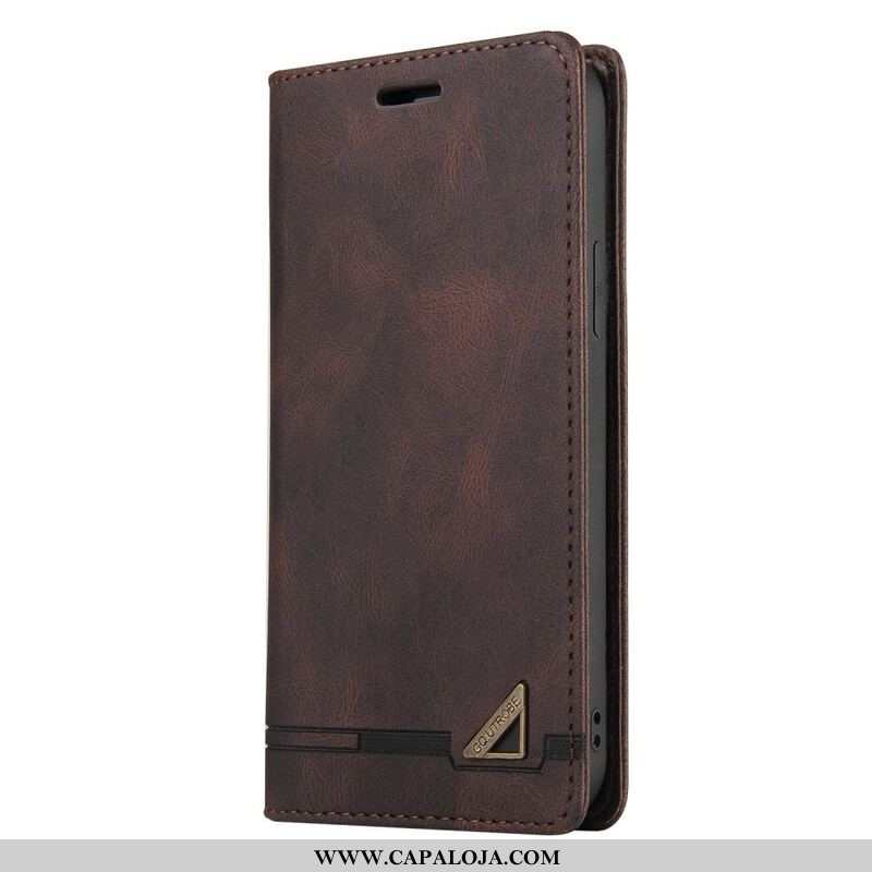 Capa De Celular Para Xiaomi Redmi Note 10 5G Flip Couro Sintético Gq.utrobe