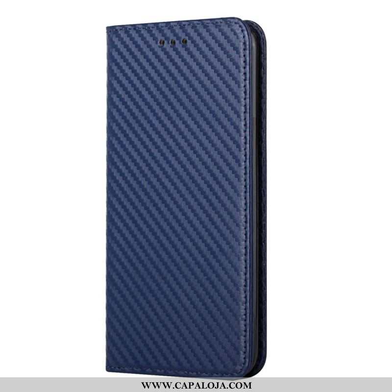 Capa De Celular Para Xiaomi Redmi Note 10 Pro De Cordão Flip Correia De Fibra De Carbono