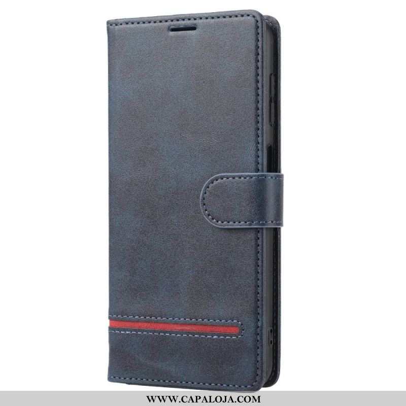 Capa De Couro Para Samsung Galaxy A13 Cor Vintage