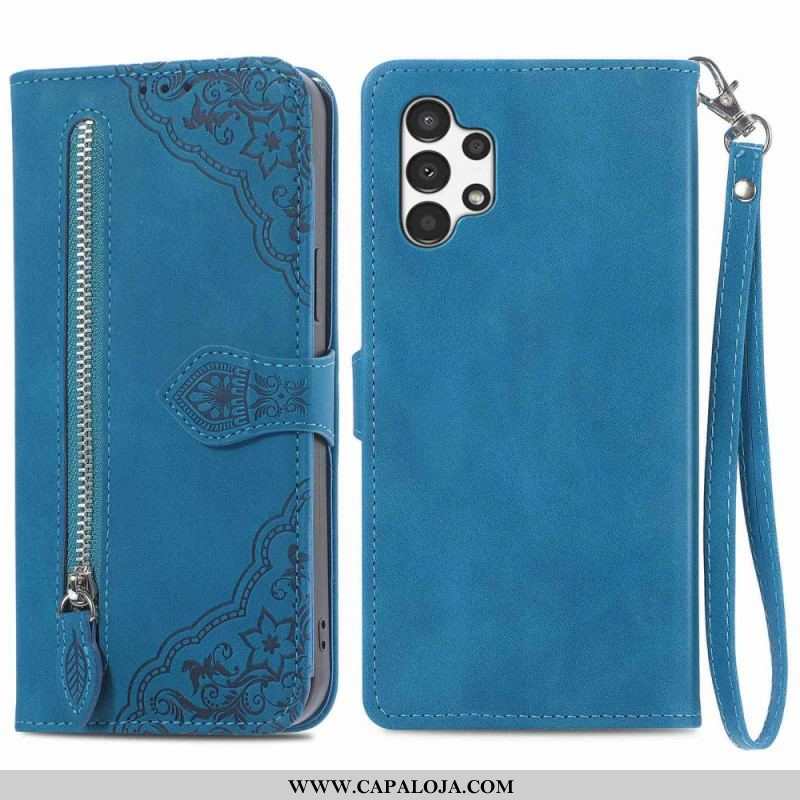 Capa De Couro Para Samsung Galaxy A13 Portadores De Cartão Otimizados