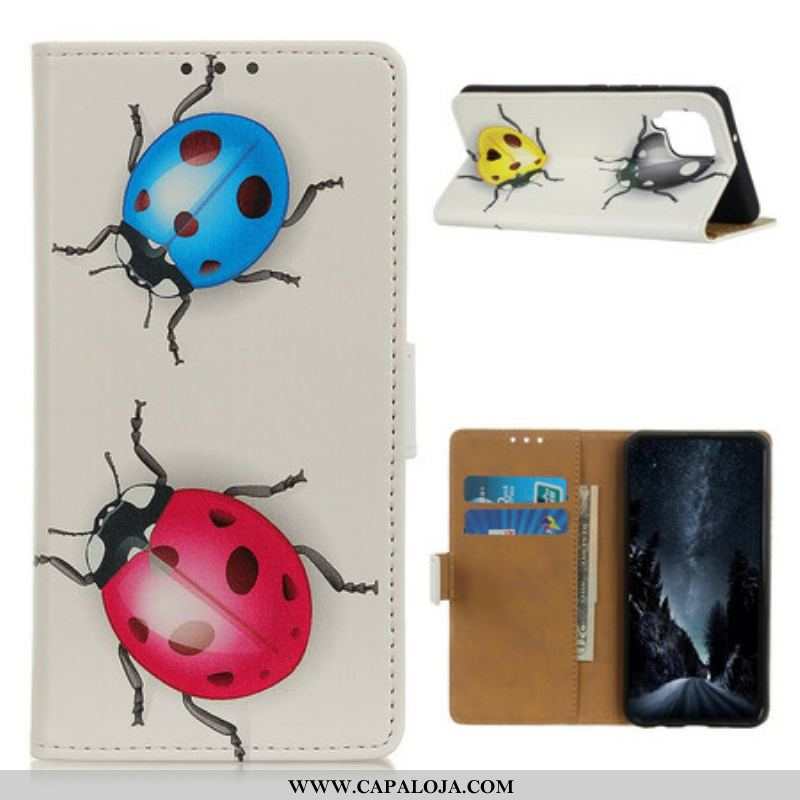 Capa De Couro Para Samsung Galaxy M12 / A12 Joaninha