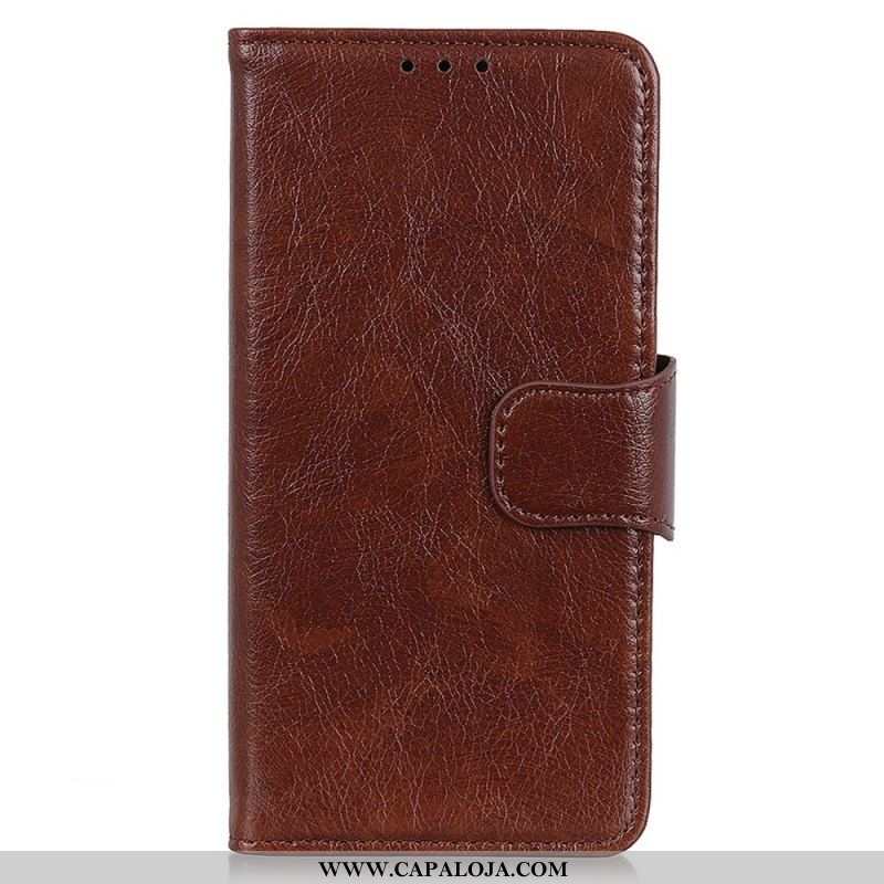 Capa De Couro Para Samsung Galaxy M33 5G Couro Napa Genuíno