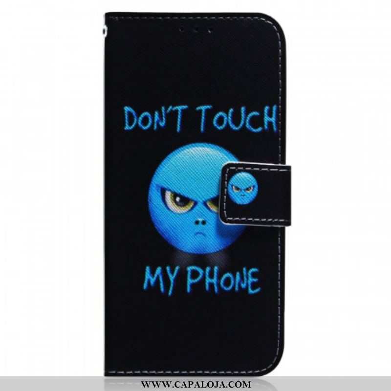 Capa De Couro Para Samsung Galaxy M33 5G Emoji Telefone