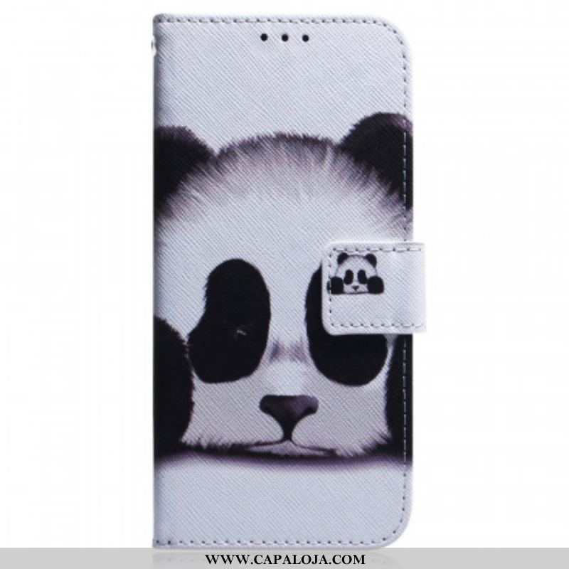 Capa De Couro Para Samsung Galaxy M33 5G Panda
