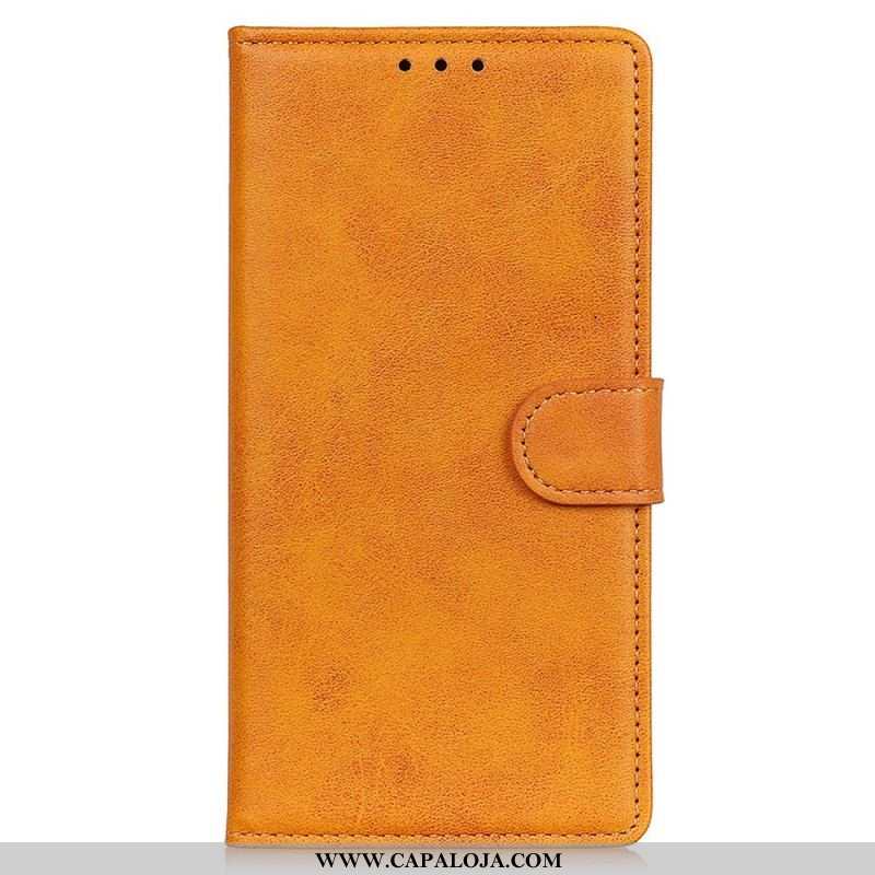 Capa De Couro Para Sony Xperia 1 IV Efeito De Couro Fosco