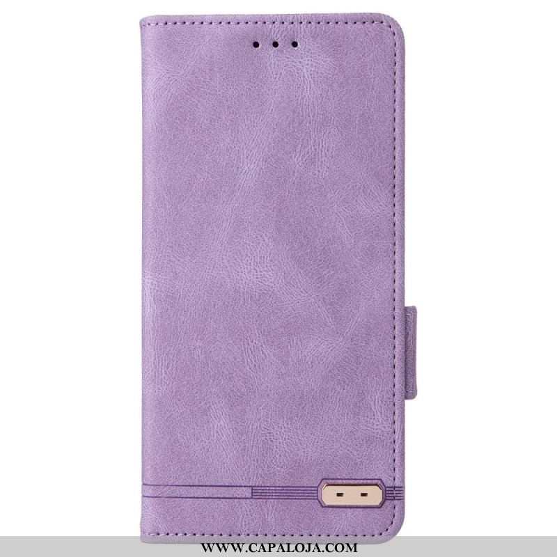 Capa De Couro Para Sony Xperia 1 IV Refinamento Luxuoso