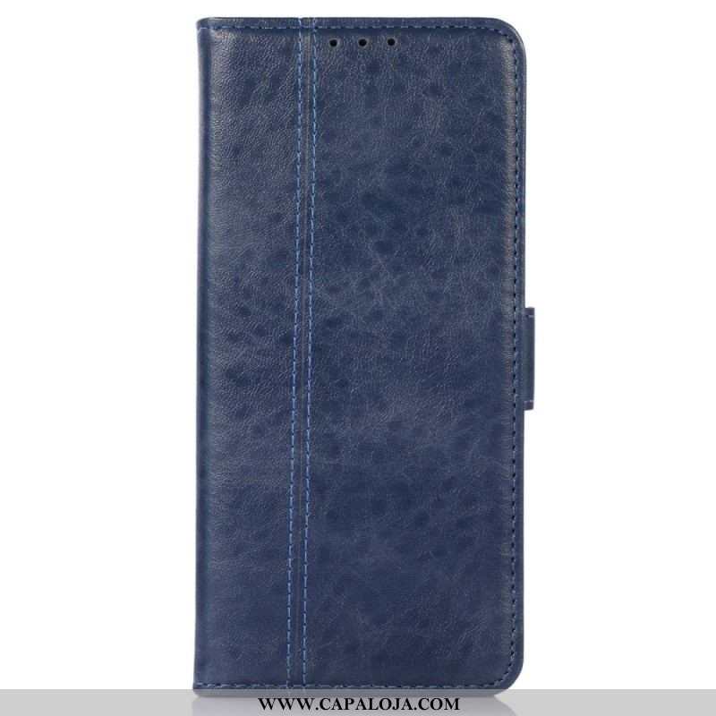 Capa Em Pele Para Samsung Galaxy M13 Clássico Estilizado