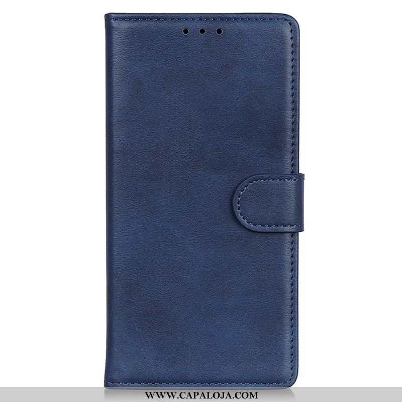 Capa Em Pele Para Samsung Galaxy M33 5G Couro Sintético Fosco