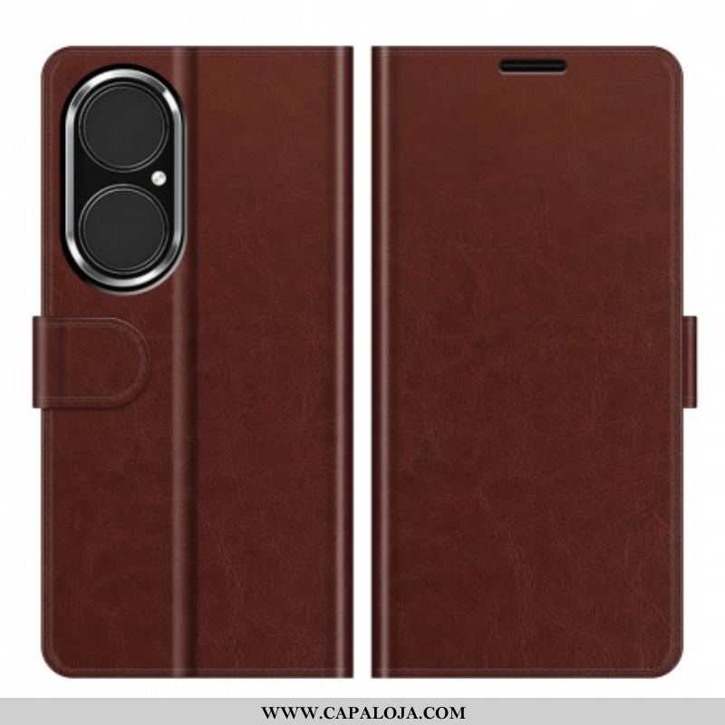 Capa Flip Para Huawei P50 Estilo Design De Couro