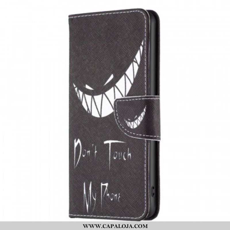 Capa Flip Para Oppo Find X5 Pro Telefone Do Diabo