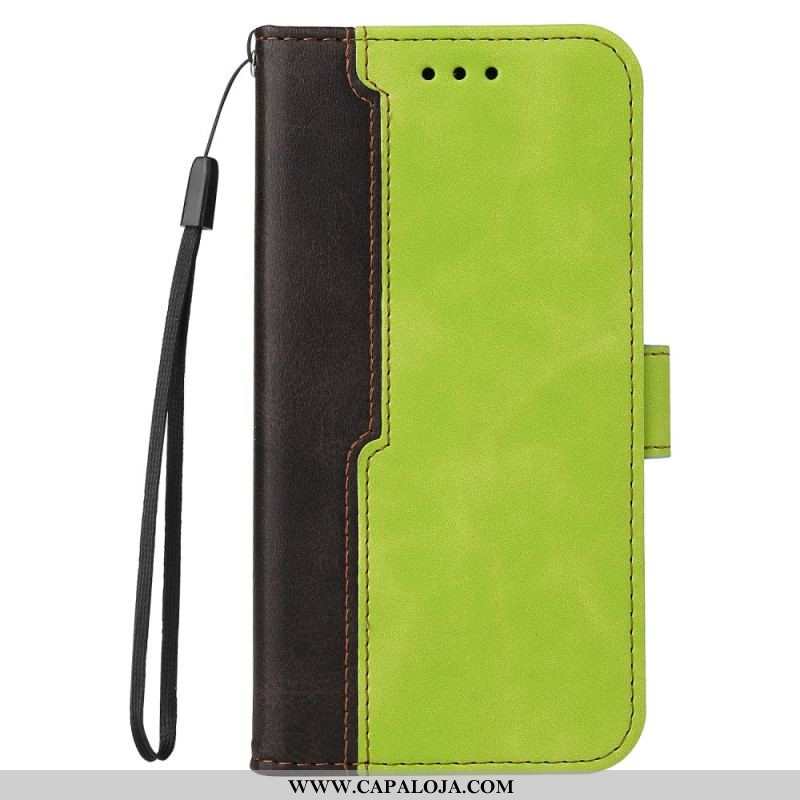 Capa Flip Para Samsung Galaxy M32 Dois Tons