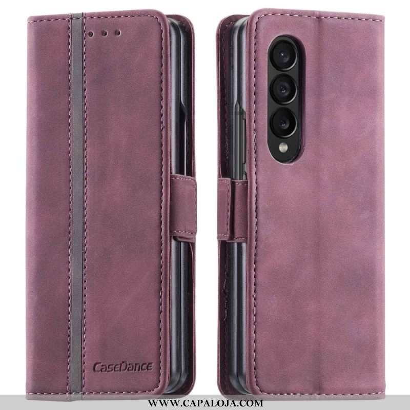 Capa Flip Para Samsung Galaxy Z Fold 4 Casedância Série Valsa 001