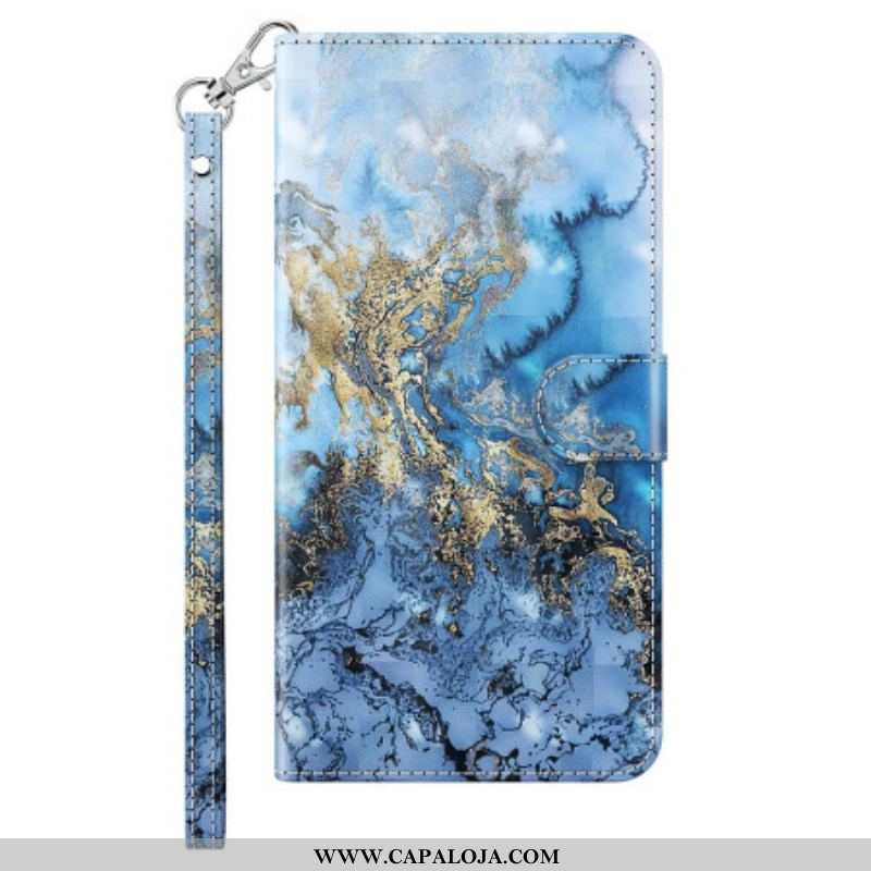 Capa Flip Para iPhone 15 Plus De Cordão Design 3d Com Alça