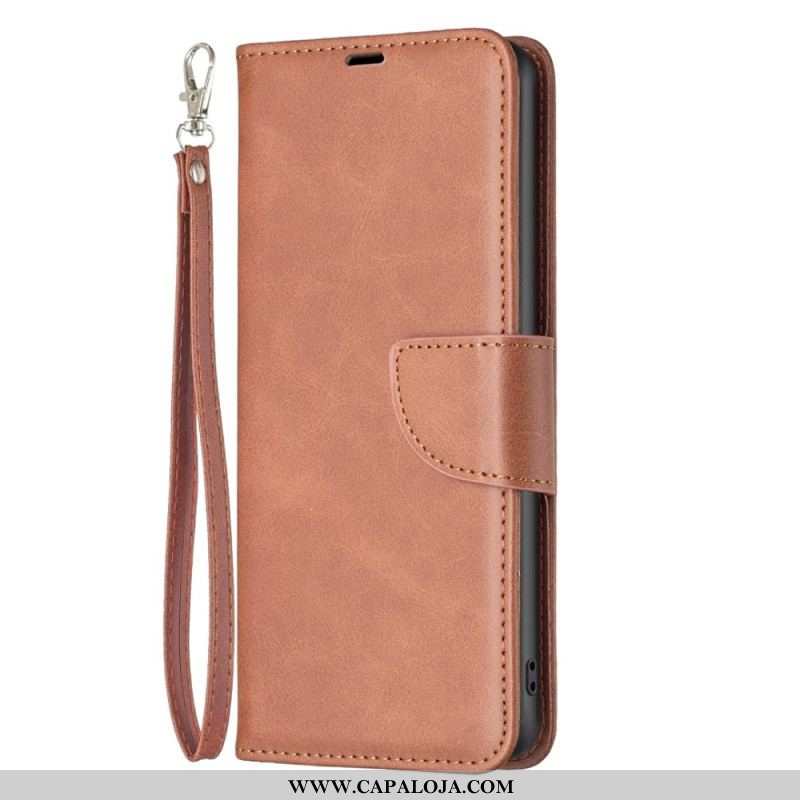 Capa Folio Para Samsung Galaxy A14 / A14 5G Fecho Oblíquo