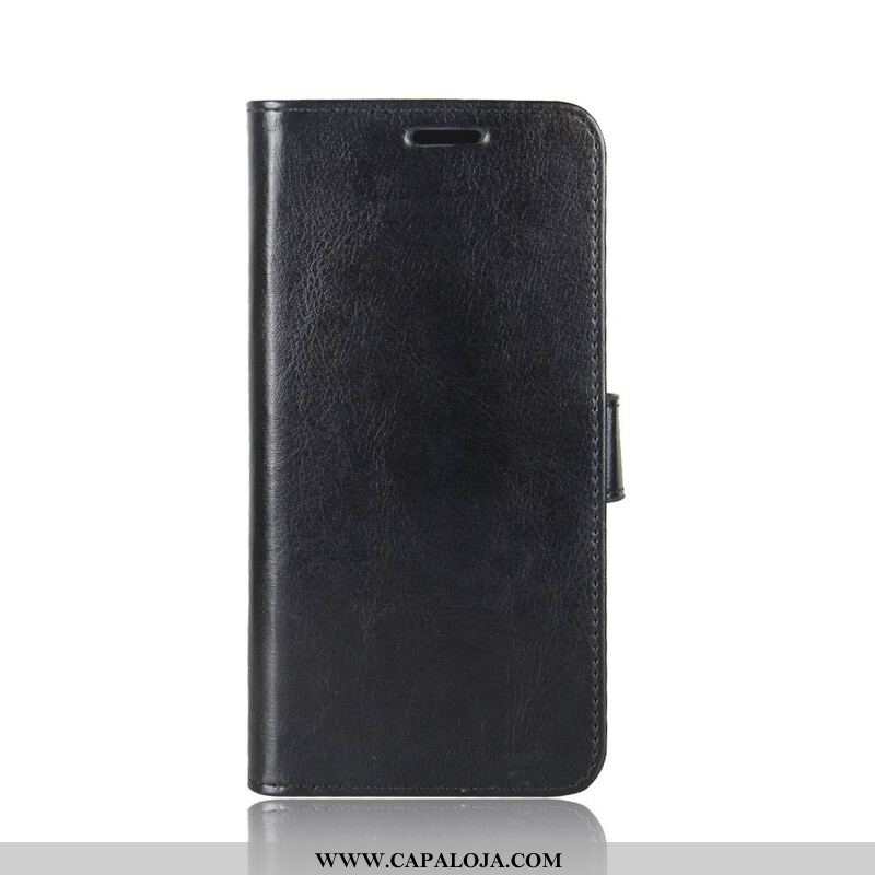 Capa Folio Para Samsung Galaxy S20 Plus / S20 Plus 5G Efeito Couro Fino