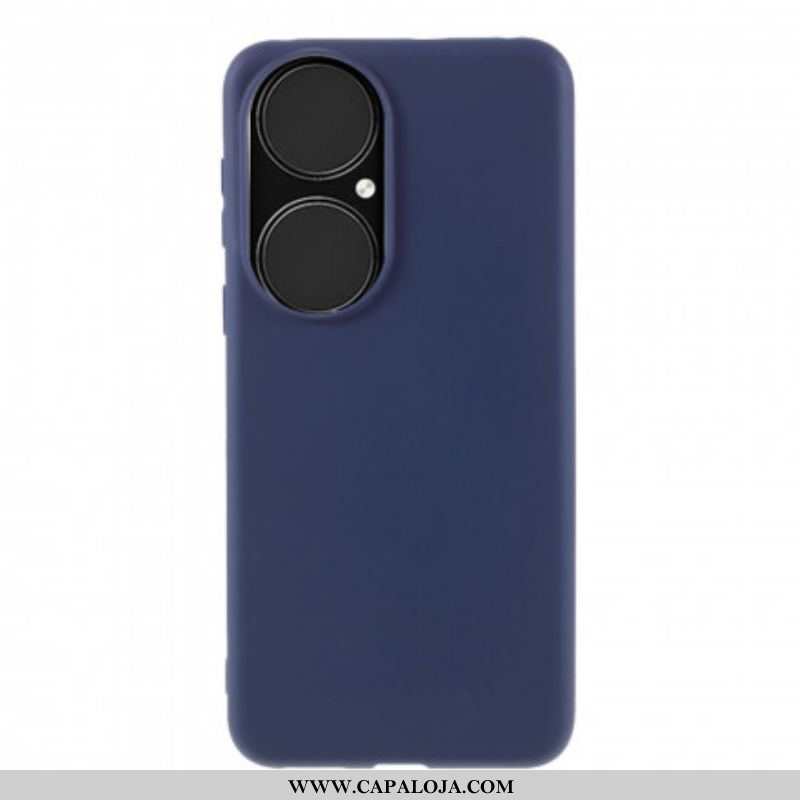 Capa Para Huawei P50 Silicone Rígido Fosco