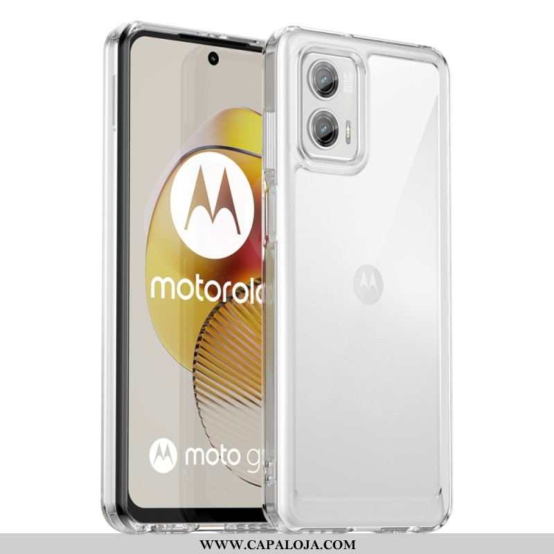 Capa Para Moto G73 5G Híbrido Transparente