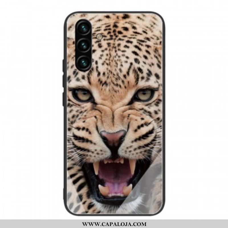 Capa Para Samsung Galaxy A13 5G / A04s Vidro Temperado Leopardo