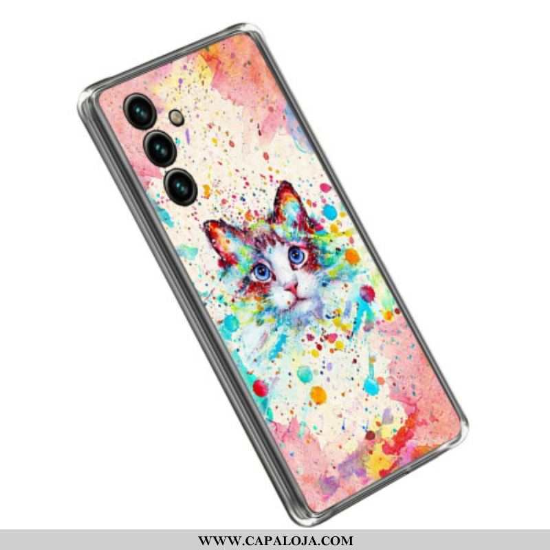 Capa Para Samsung Galaxy A14 / A14 5G Arte Do Gato