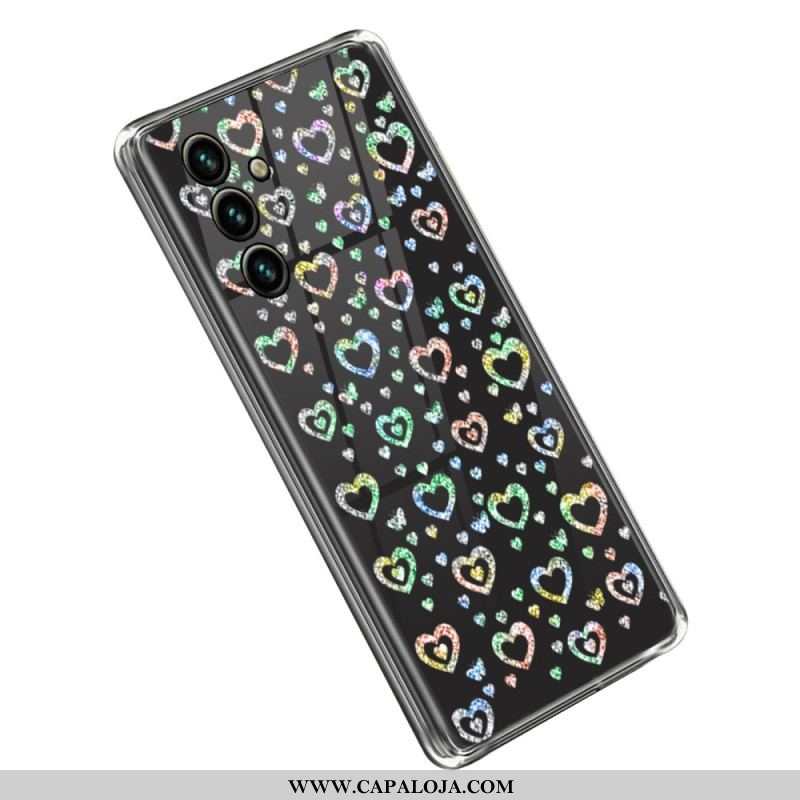 Capa Para Samsung Galaxy A14 / A14 5G Estrelas / Corações