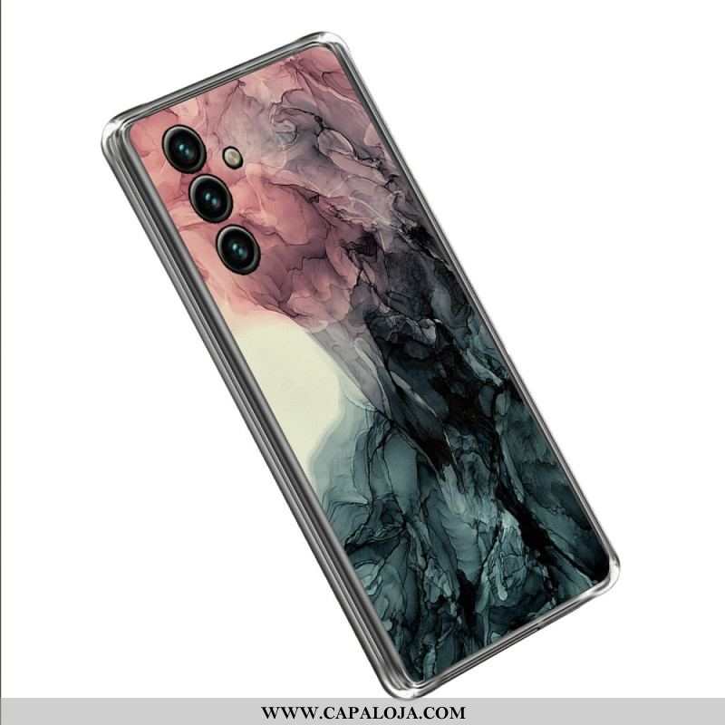 Capa Para Samsung Galaxy A14 / A14 5G Mármore Aquarela