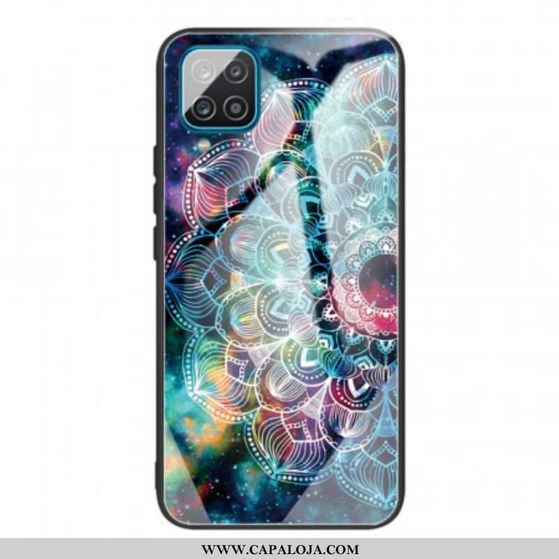 Capa Para Samsung Galaxy M32 Mandala Vidro Temperado