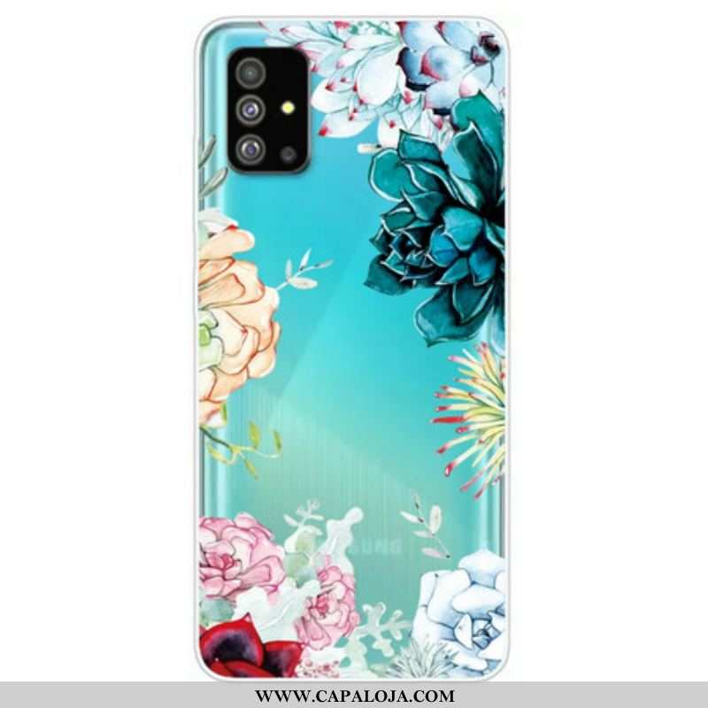 Capa Para Samsung Galaxy S20 Plus / S20 Plus 5G Flores Em Aquarela
