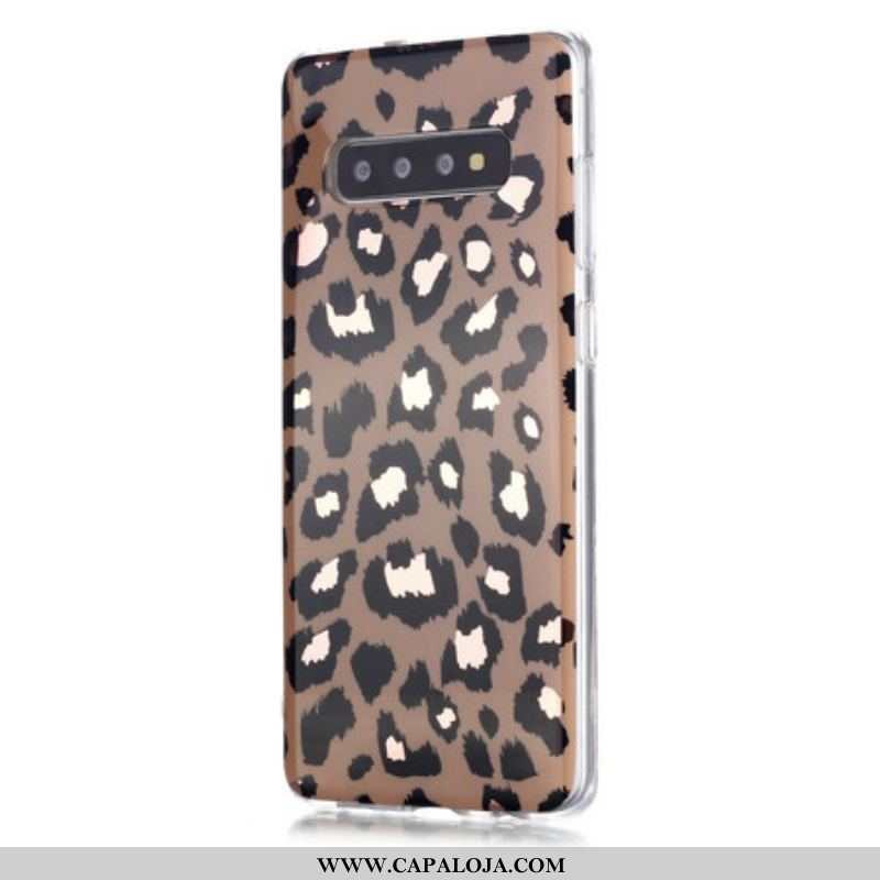 Capa Para Samsung Galaxy S20 Plus / S20 Plus 5G Mármore Estilo Leopardo