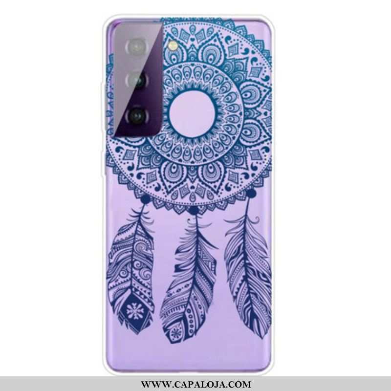 Capa Para Samsung Galaxy S21 5G Mandala De Flor Única