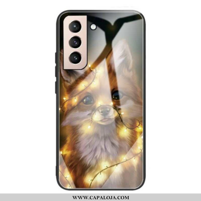 Capa Para Samsung Galaxy S21 FE Fox Vidro Temperado