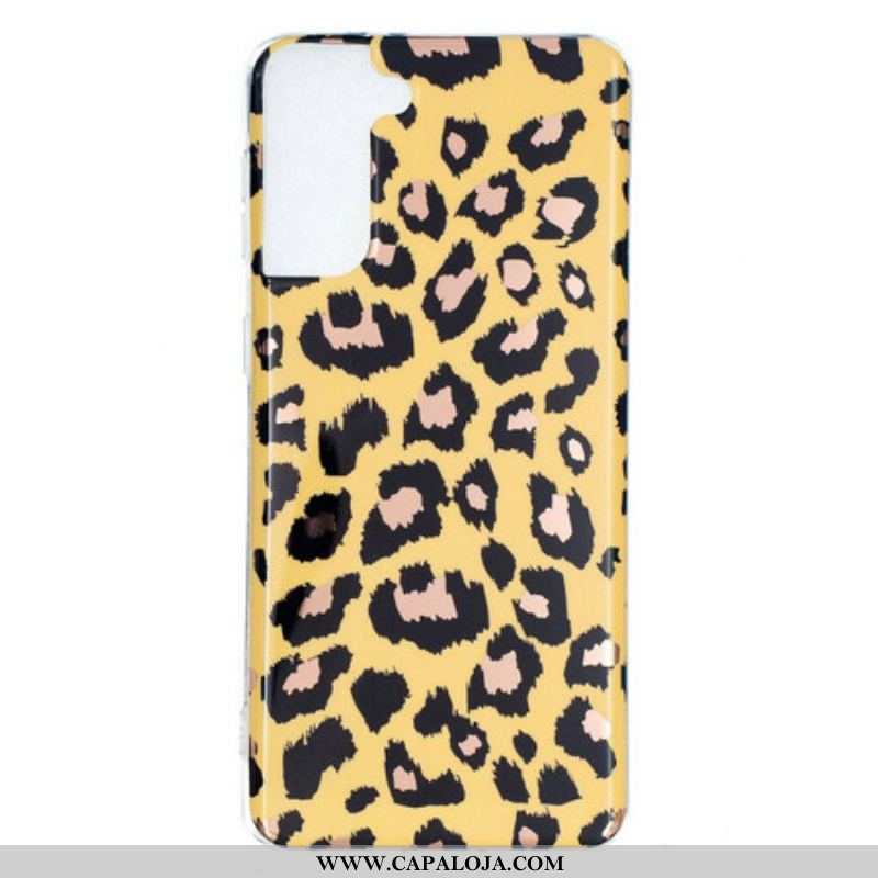 Capa Para Samsung Galaxy S21 Plus 5G Mármore Estilo Leopardo