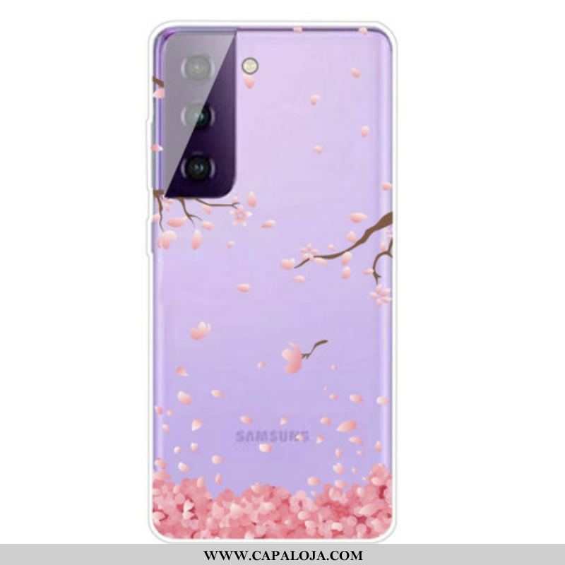 Capa Para Samsung Galaxy S21 Plus 5G Ramos Floridos