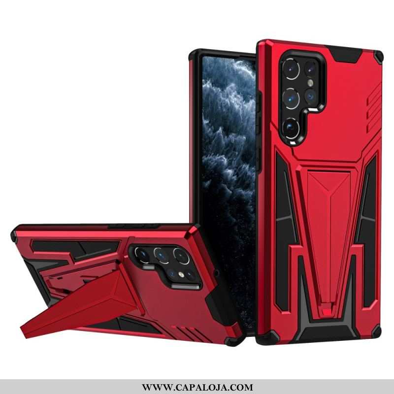 Capa Para Samsung Galaxy S22 Ultra 5G Suporte Premium