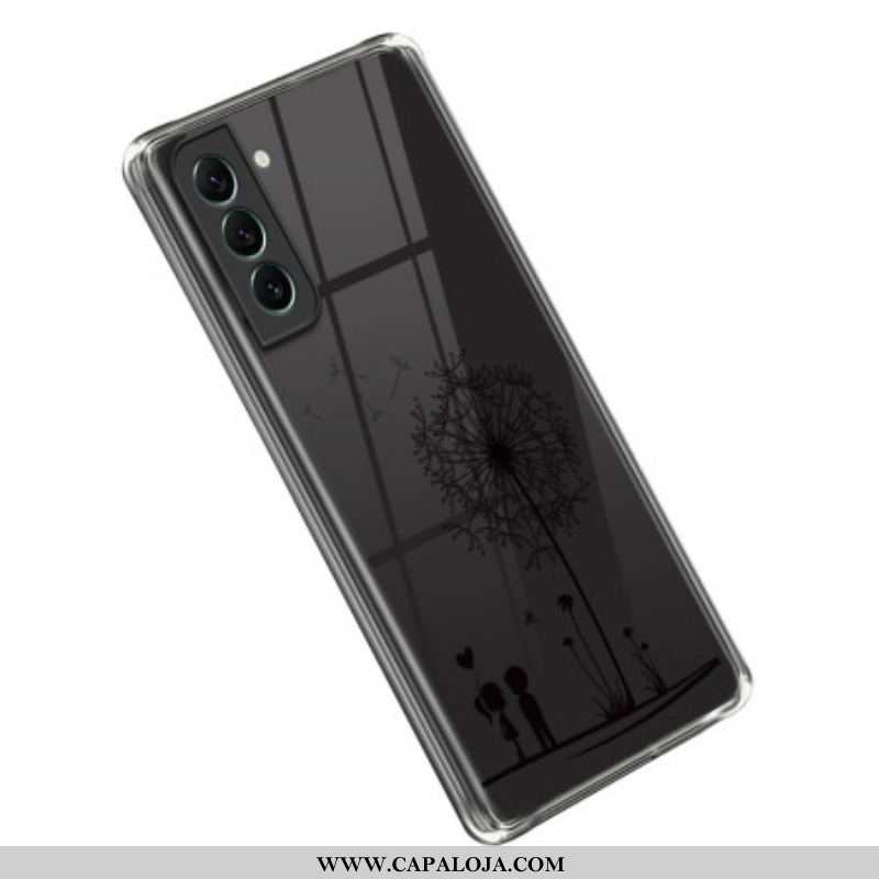 Capa Para Samsung Galaxy S23 5G Amor Dente-de-leão Sem Costura
