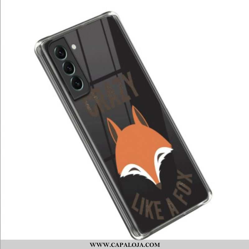 Capa Para Samsung Galaxy S23 5G Louco Transparente Como Uma Raposa