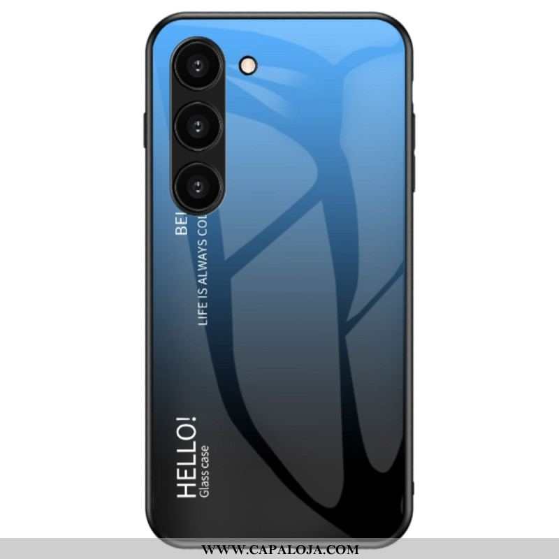 Capa Para Samsung Galaxy S23 5G Olá Vidro Temperado