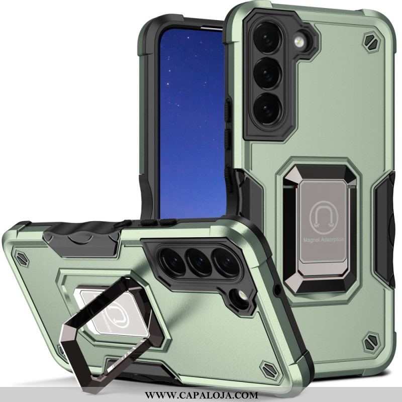 Capa Para Samsung Galaxy S23 5G Suporte De Anel De Efeito De Metal