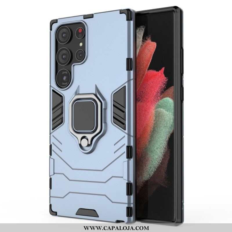 Capa Para Samsung Galaxy S23 Ultra 5G Resistente A Anel