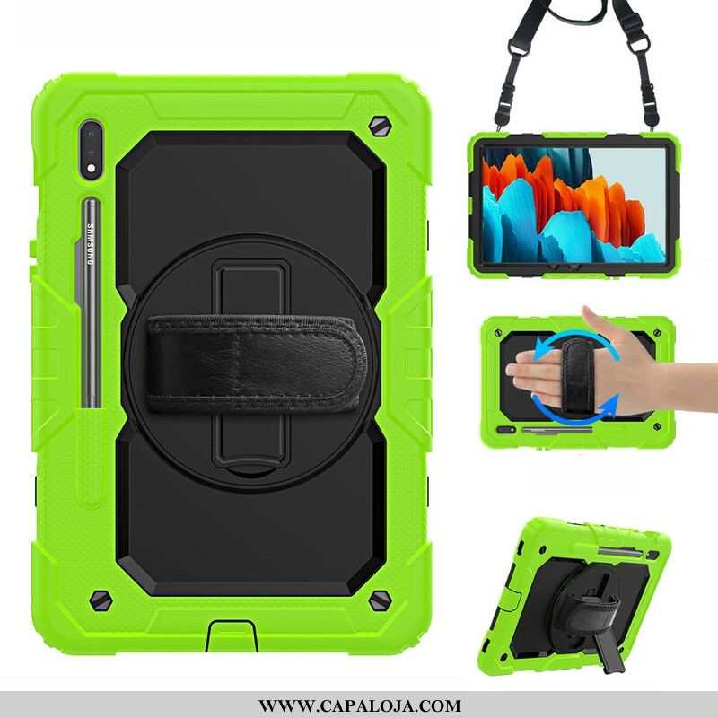 Capa Para Samsung Galaxy Tab S8 / Tab S7 Bicolor Multifuncional